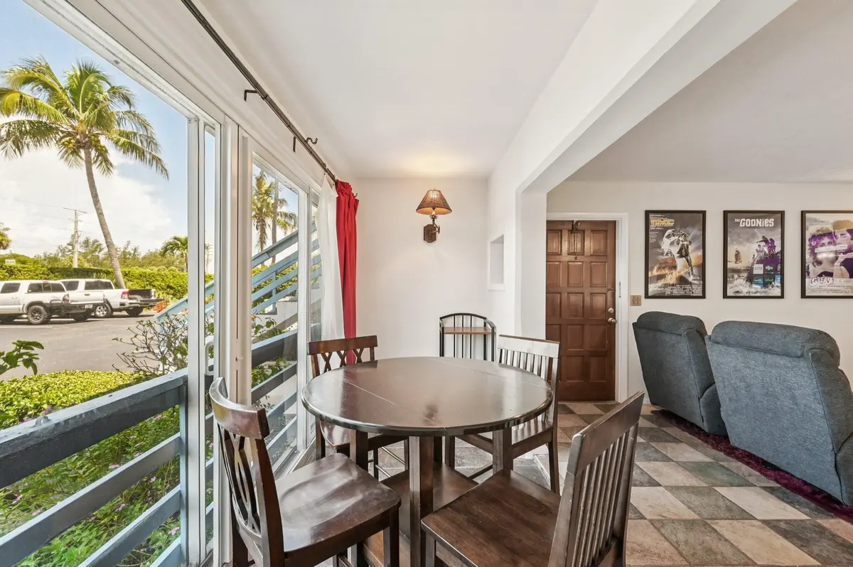 Bright breakfast nook at 11000 S Ocean Drive 2-6, Jensen Beach