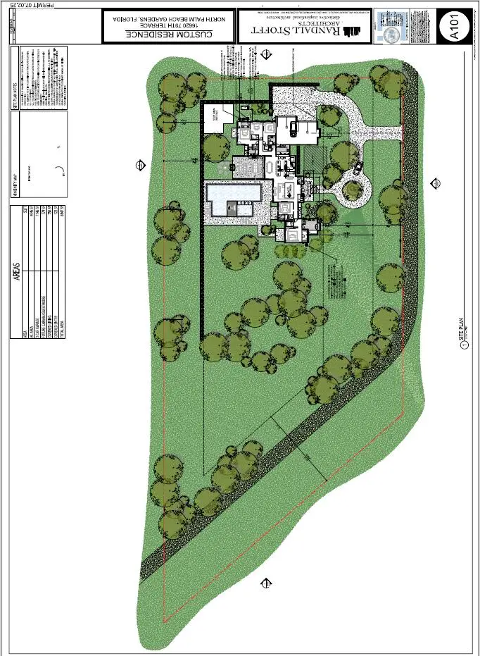 Site Plan at 16620 79th Terrace, Palm Beach Gardens