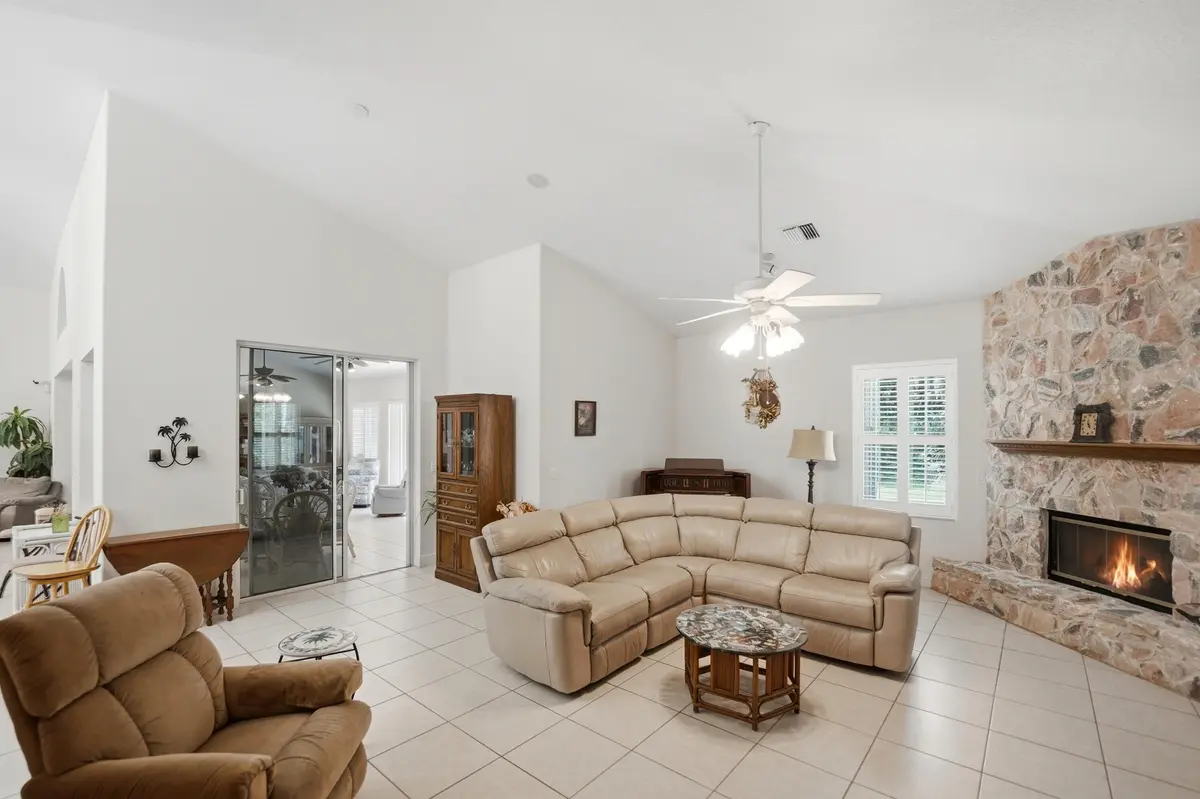 Family Room to Florida Room at 2305 Winding Creek Lane, Fort Pierce