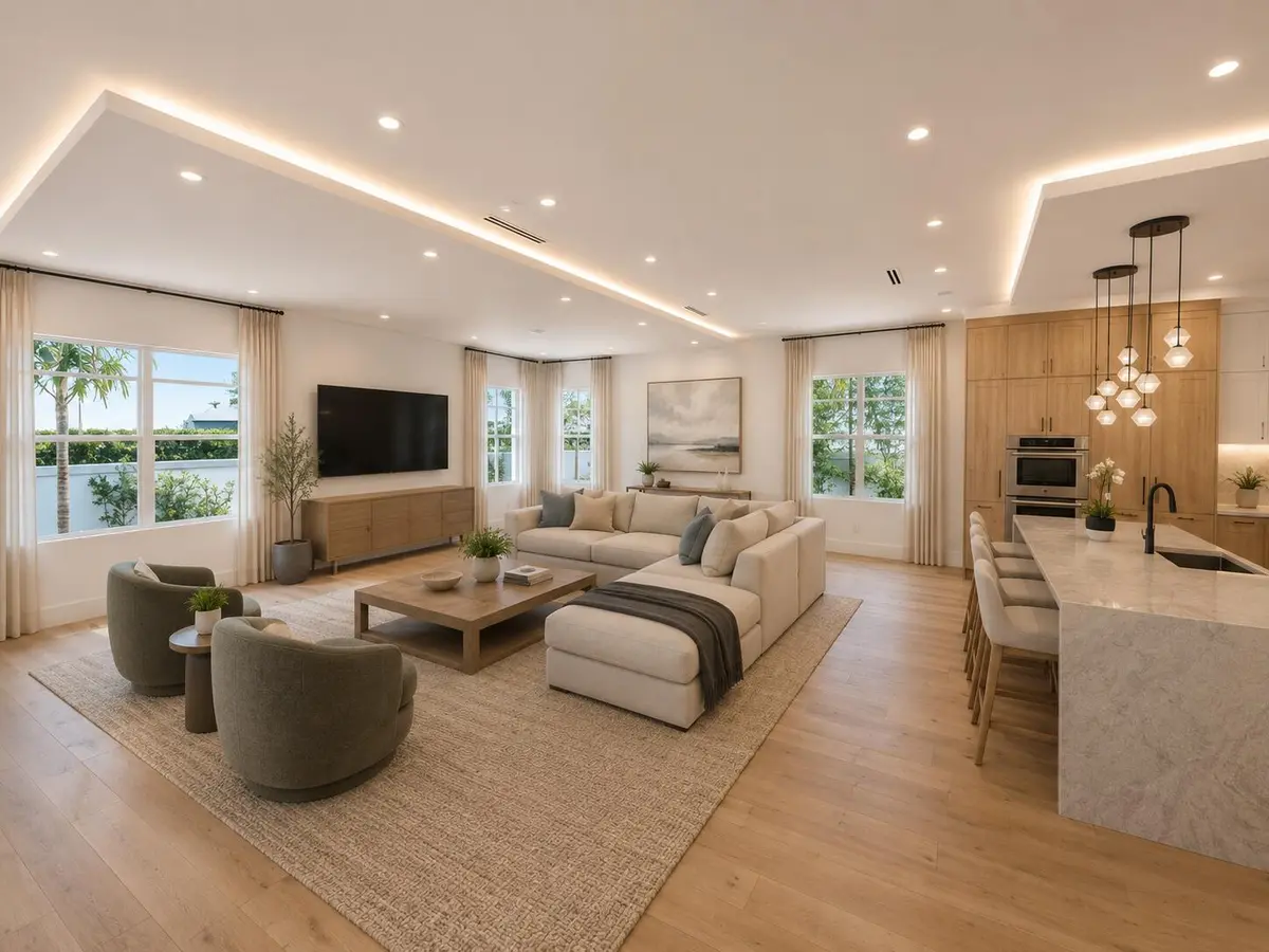 Virtually enhanced/staged photo at 291 Summa Street, West Palm Beach