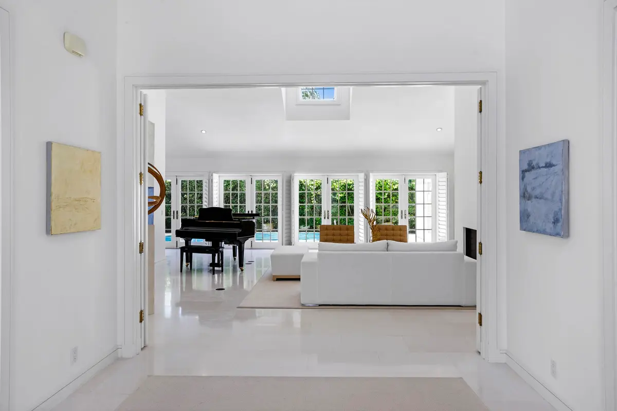 Foyer to Living Room at 222 Monterey Road, Palm Beach