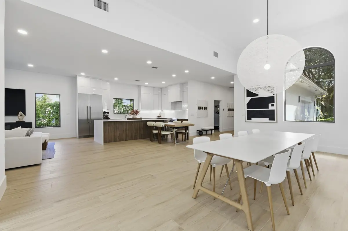 DINING AREA AND KITCHEN at 2557 Seminole Circle, West Palm Beach