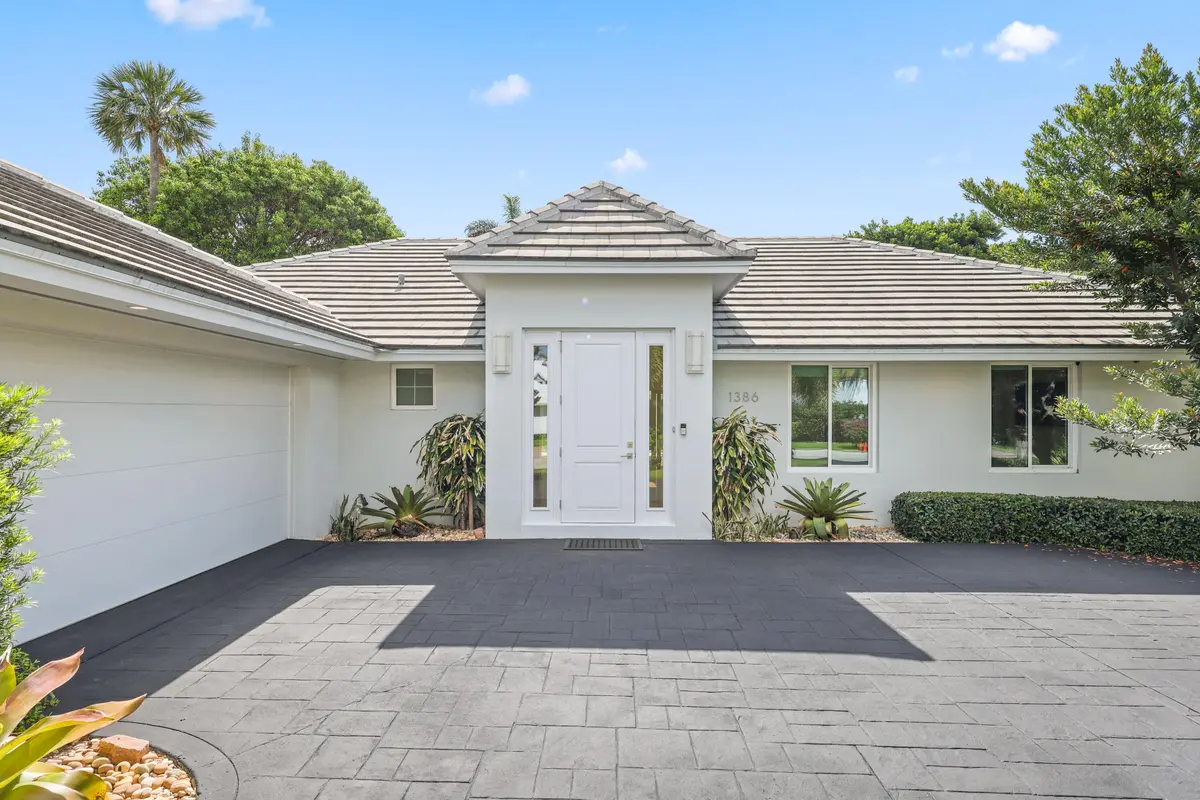 Front of Home at 1386 S Atlantic Drive, Lantana
