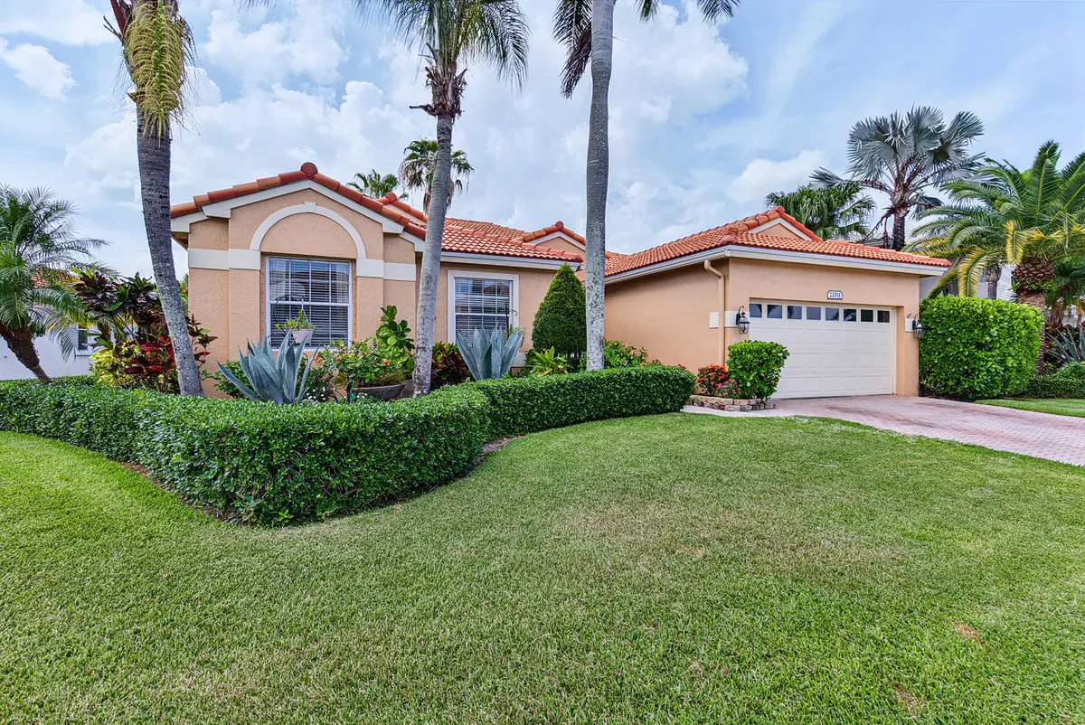 Lush Greenery at 22011 Palm Grass Drive, Boca Raton