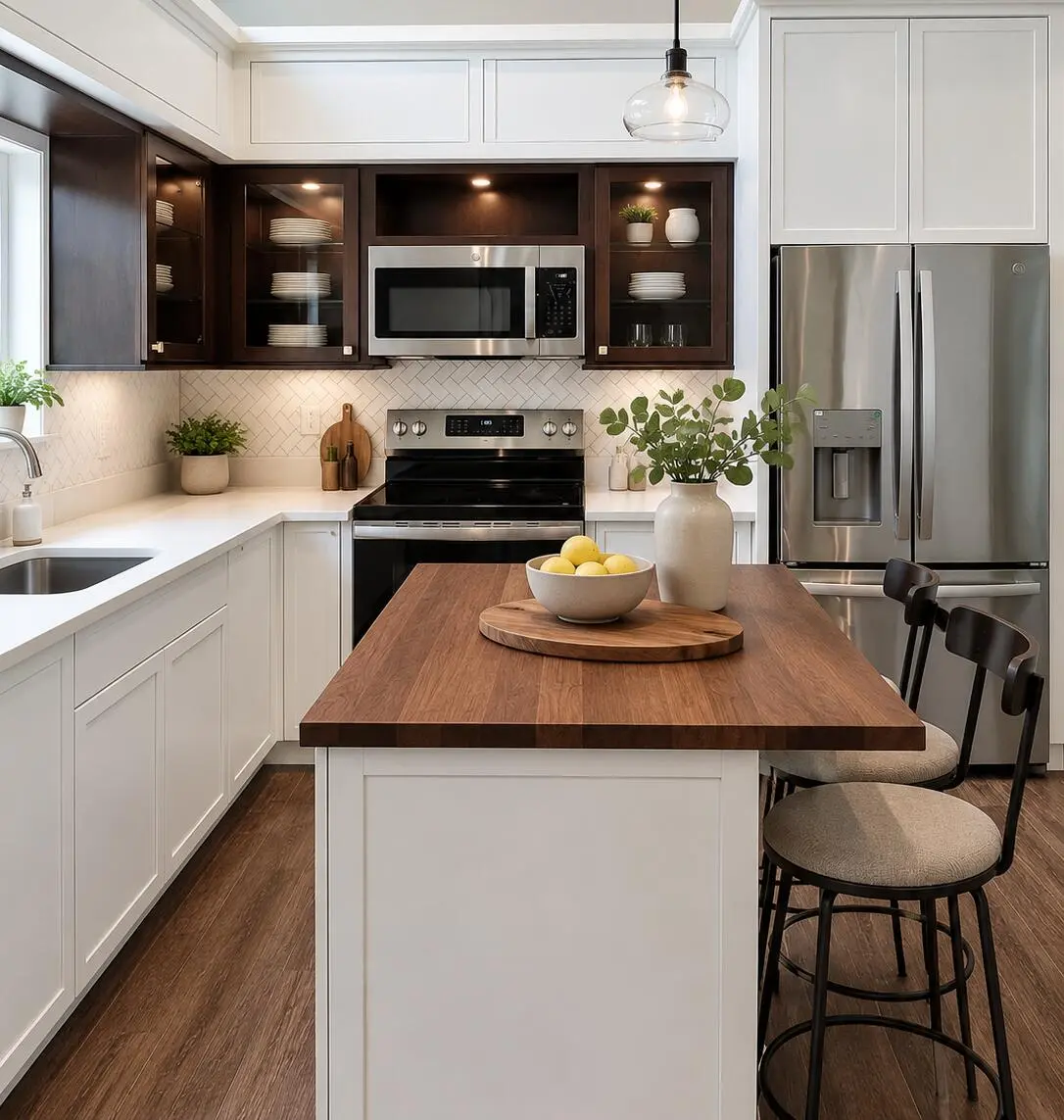 Kitchen - Virtually Staged at 7400 Pinewalk Drive, Margate