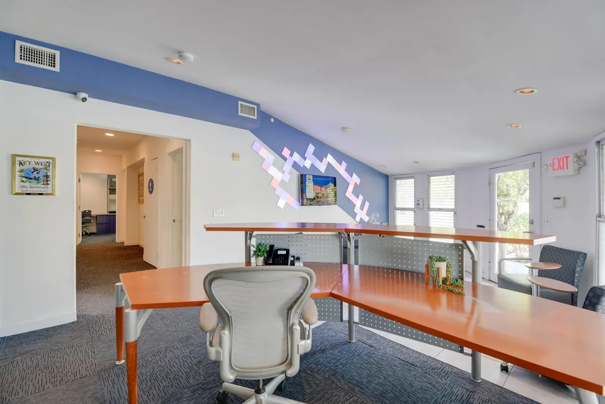 Lobby and Front Desk at 701 Simonton Street, Key West