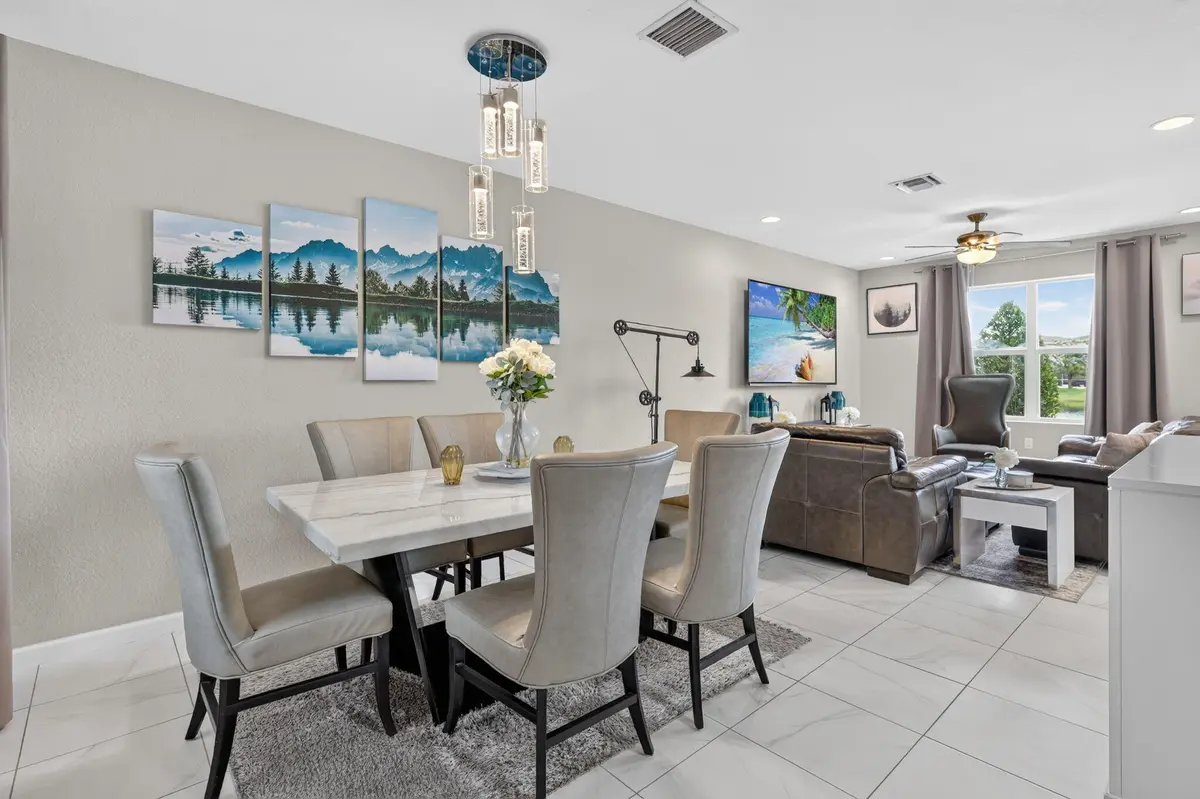 Dining & Living Room at 2521 NW Treviso Circle, Port St. Lucie