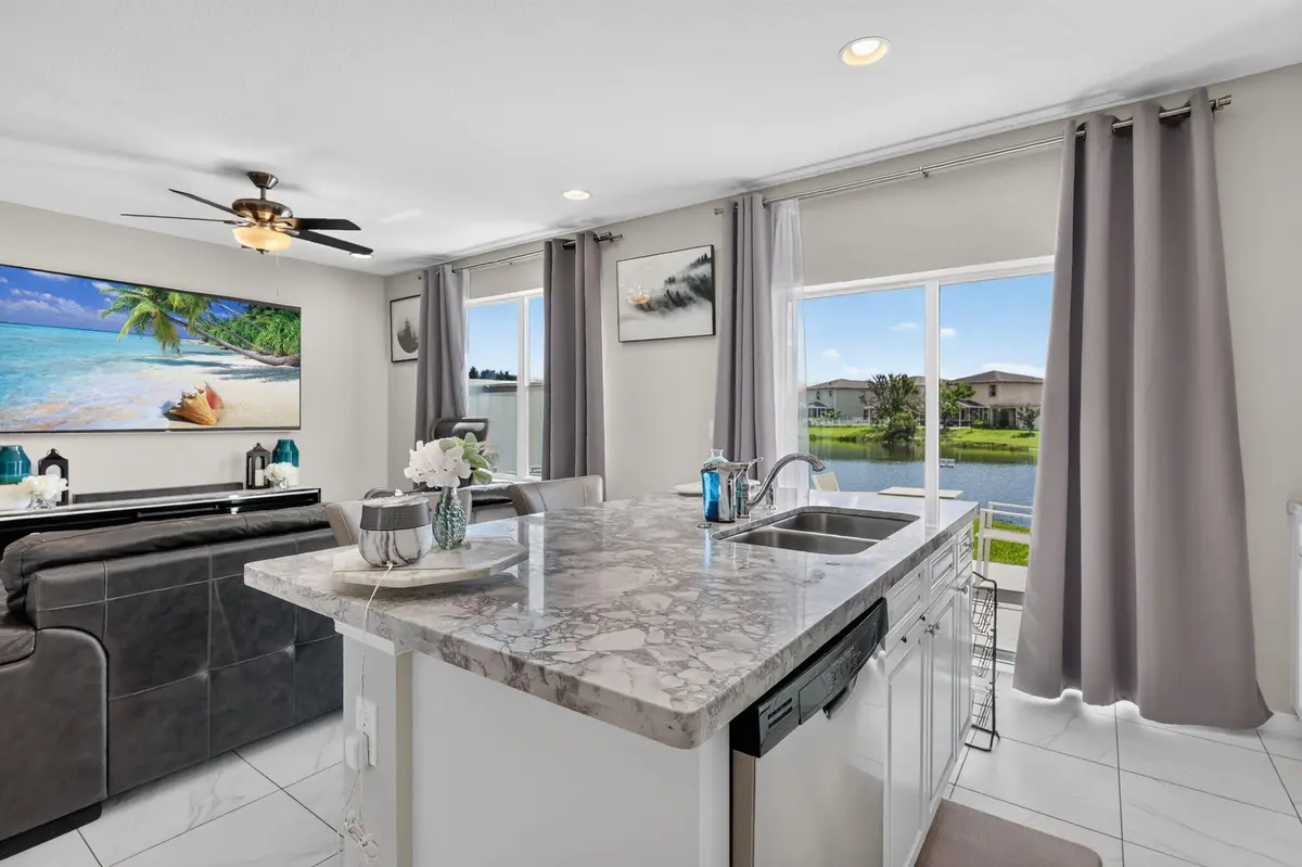 Kitchen & Living Room at 2521 NW Treviso Circle, Port St. Lucie
