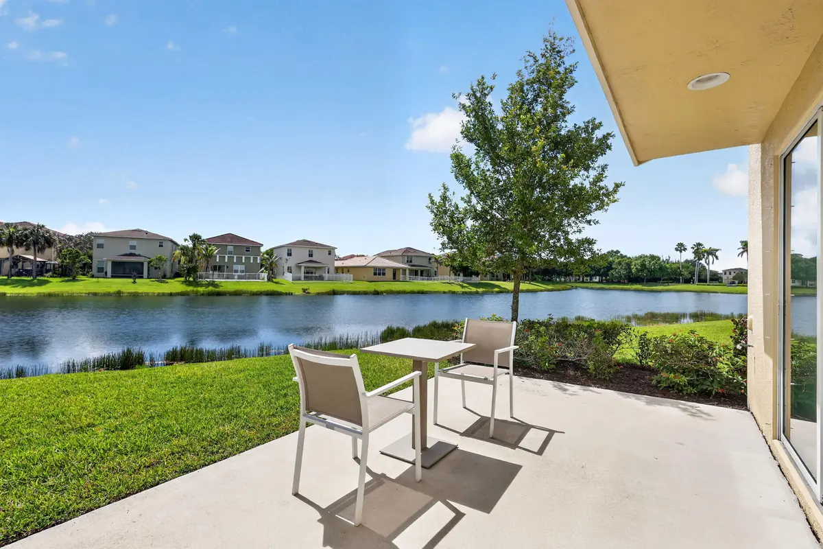 Lakeview from patio at 2521 NW Treviso Circle, Port St. Lucie