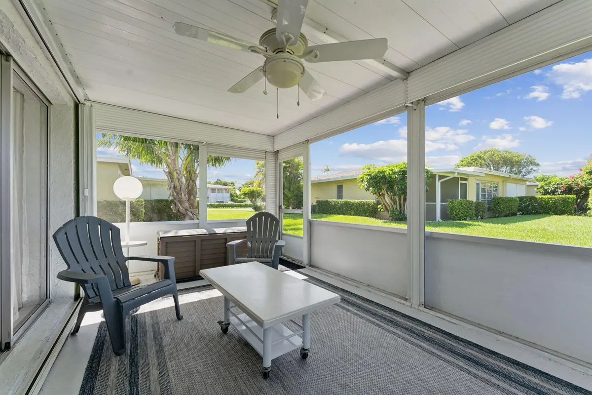 Enclosed Patio at 1120 Cactus Terrace 46-c, Delray Beach