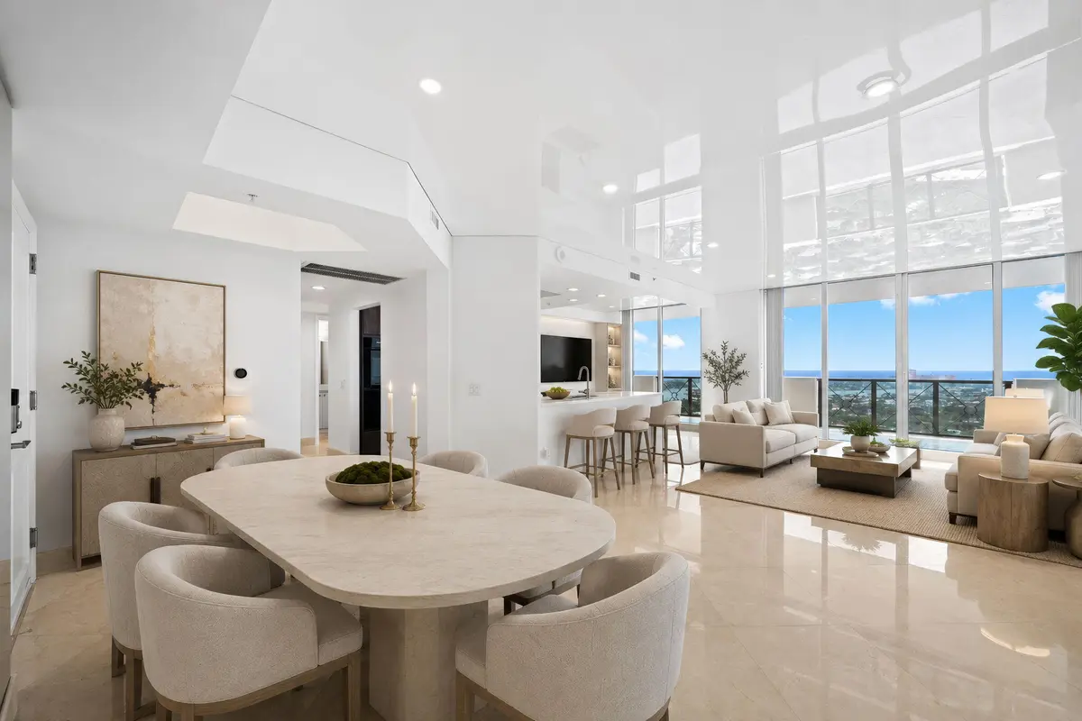 1-web-or-mls-staged dining at 411 N New River Dr Drive 3605, Fort Lauderdale