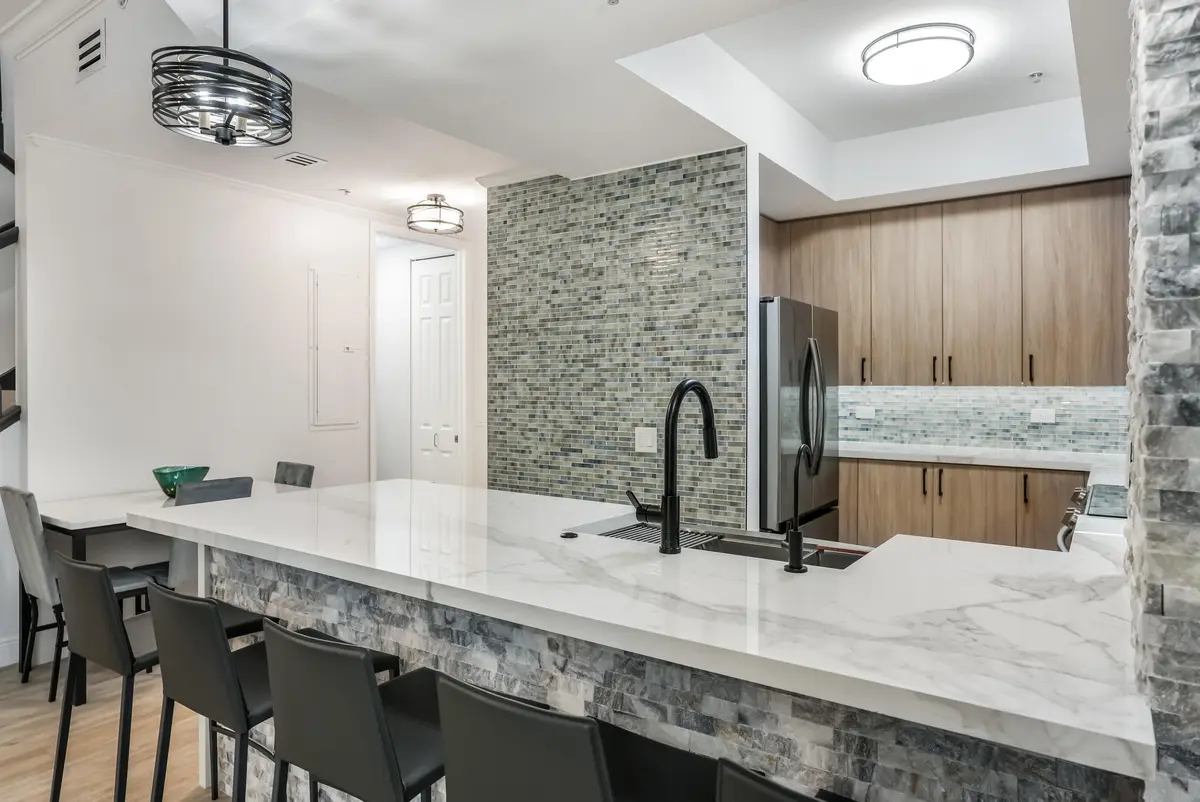 New countertops at 2609 NE 14th Avenue 114, Wilton Manors