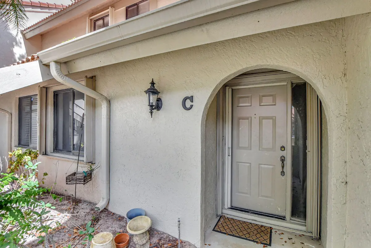 Entrance at 5640 Coach House Circle C, Boca Raton