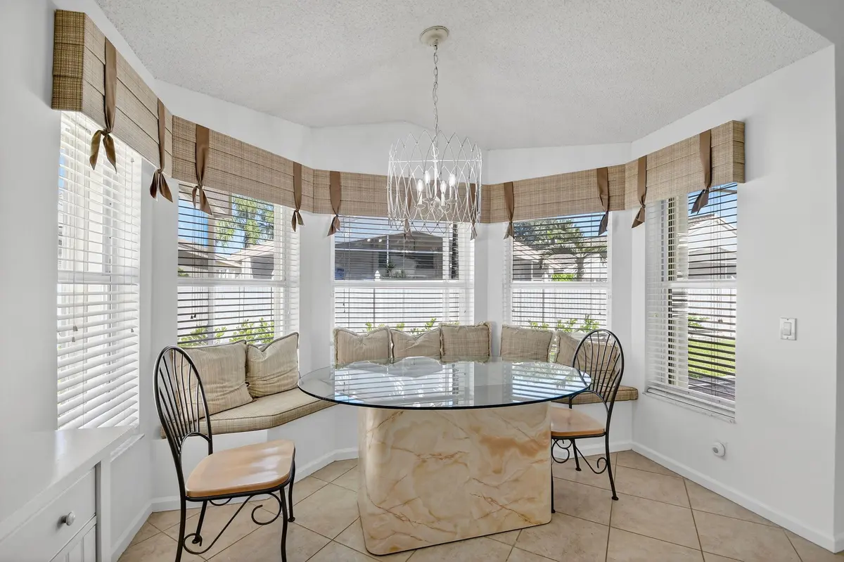 Breakfast area at 11769 Castellon Court, Boynton Beach