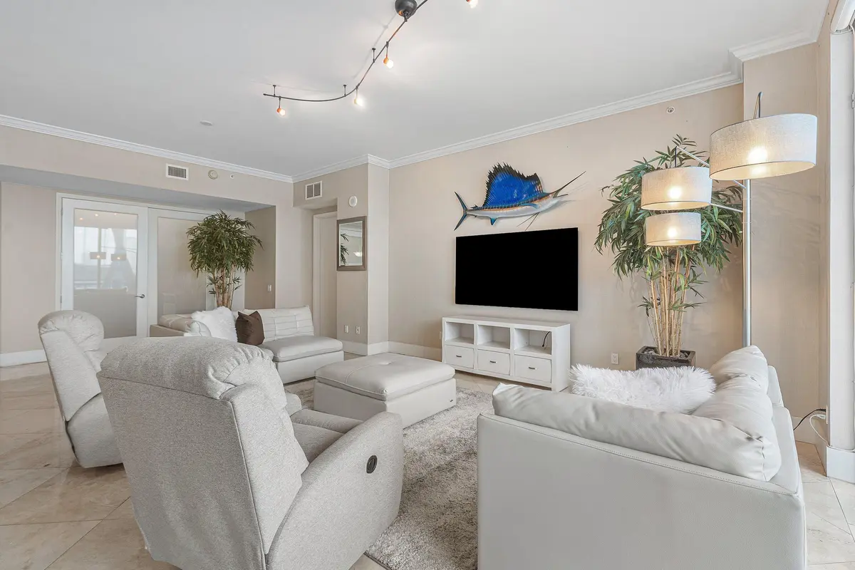 Living Room at 2640 Lake Shore Drive 107, Riviera Beach