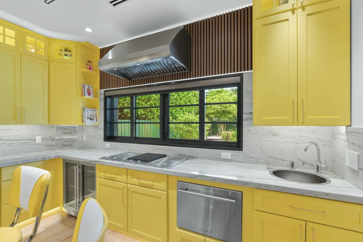 Indoor Summer Kitchen at 1720 NE 17th Avenue, Fort Lauderdale