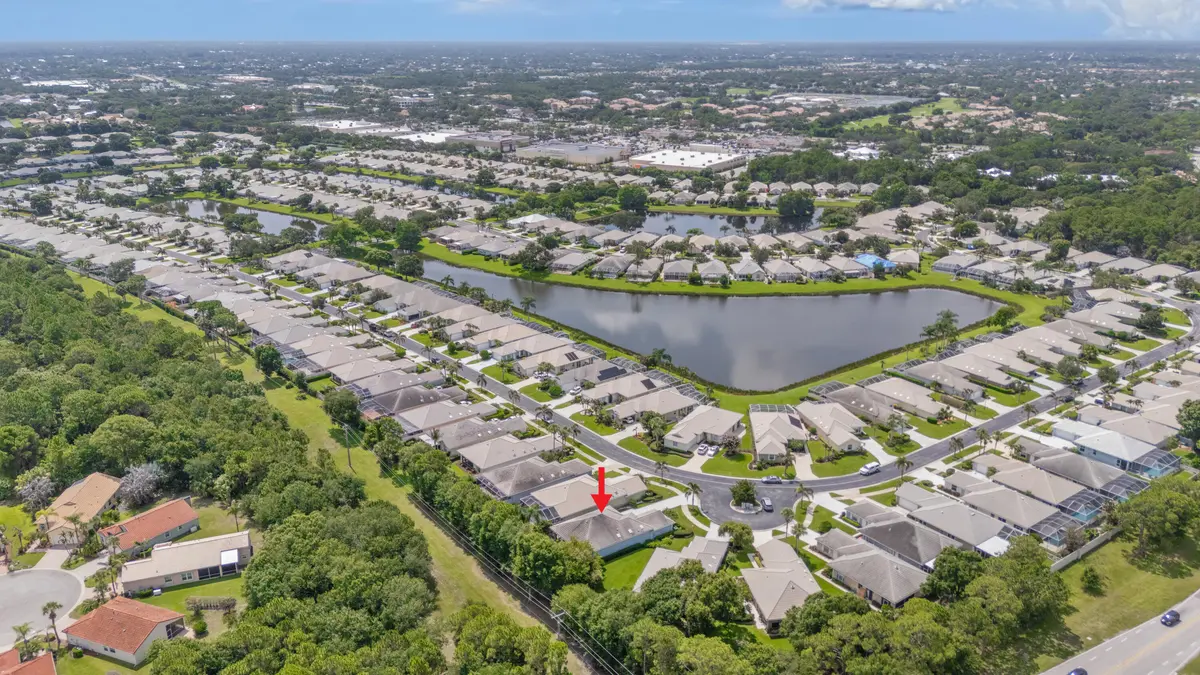 Aerial at 244 NW Bentley Circle, Port St. Lucie