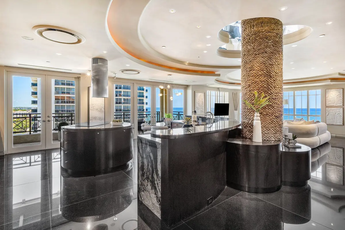 Kitchen at 400 S Ocean Boulevard Ph2, Boca Raton