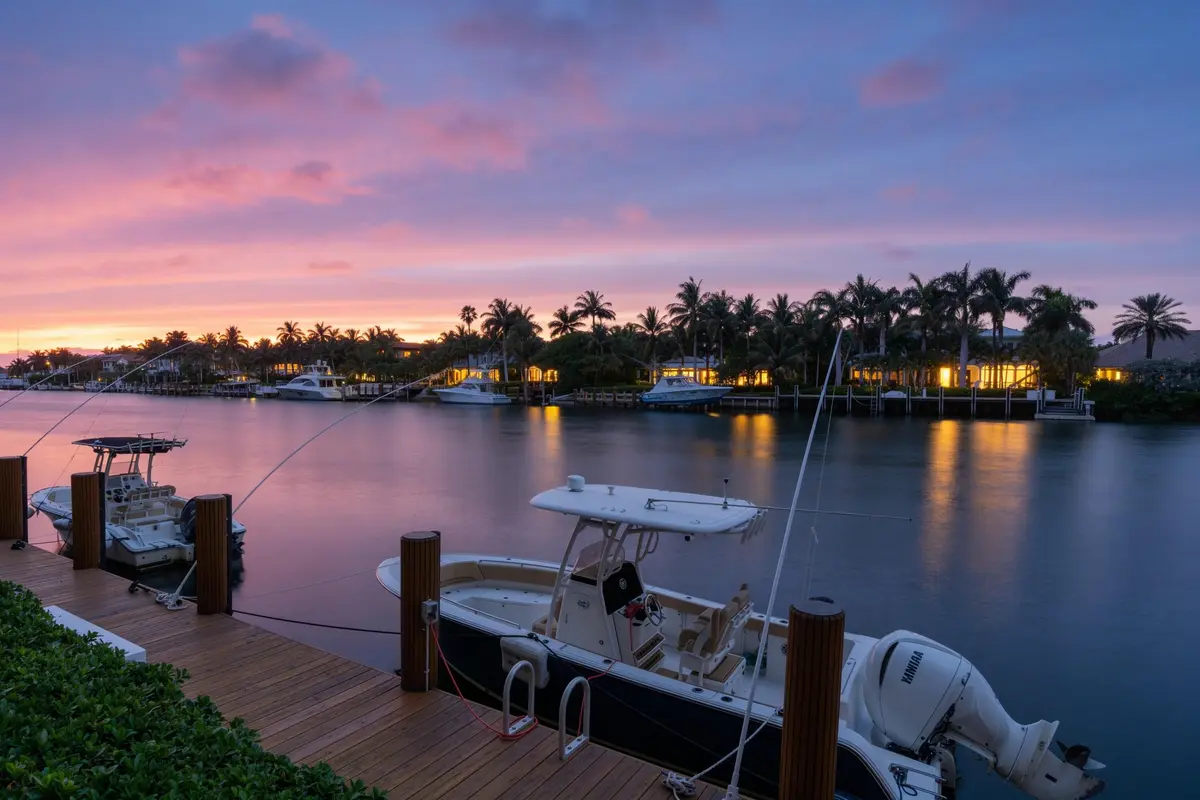 Twilight at 1050 Hillsboro Mile 403w, Hillsboro Beach