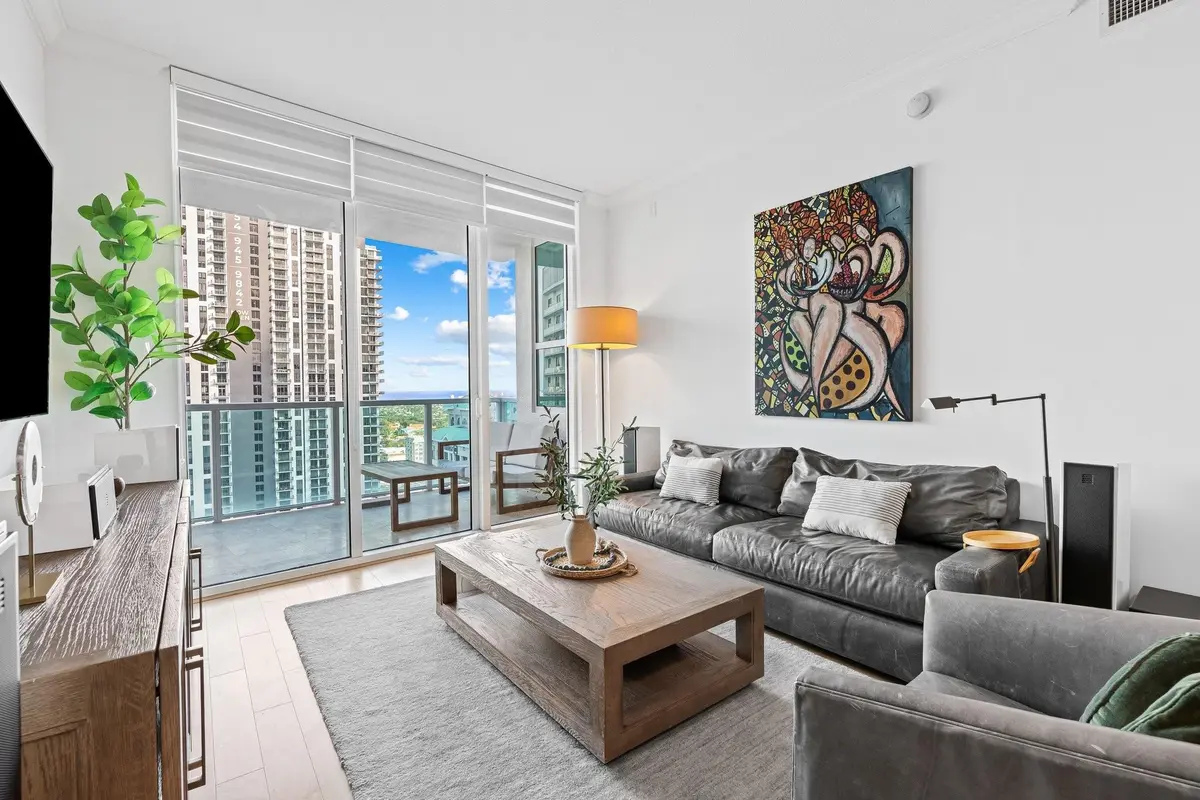 Living Room at 350 SE 2nd Street 2960, Fort Lauderdale