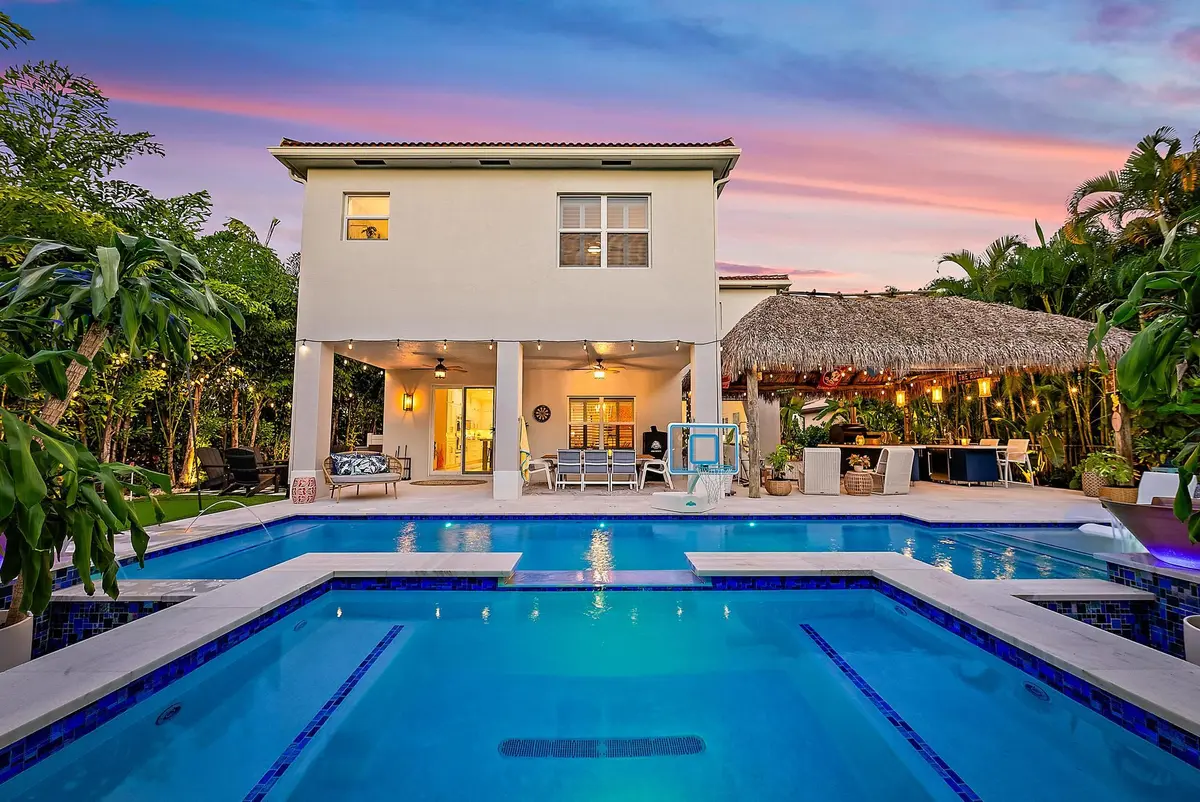 Pool & Back Exterior at 152 Porgee Rock Place, Jupiter