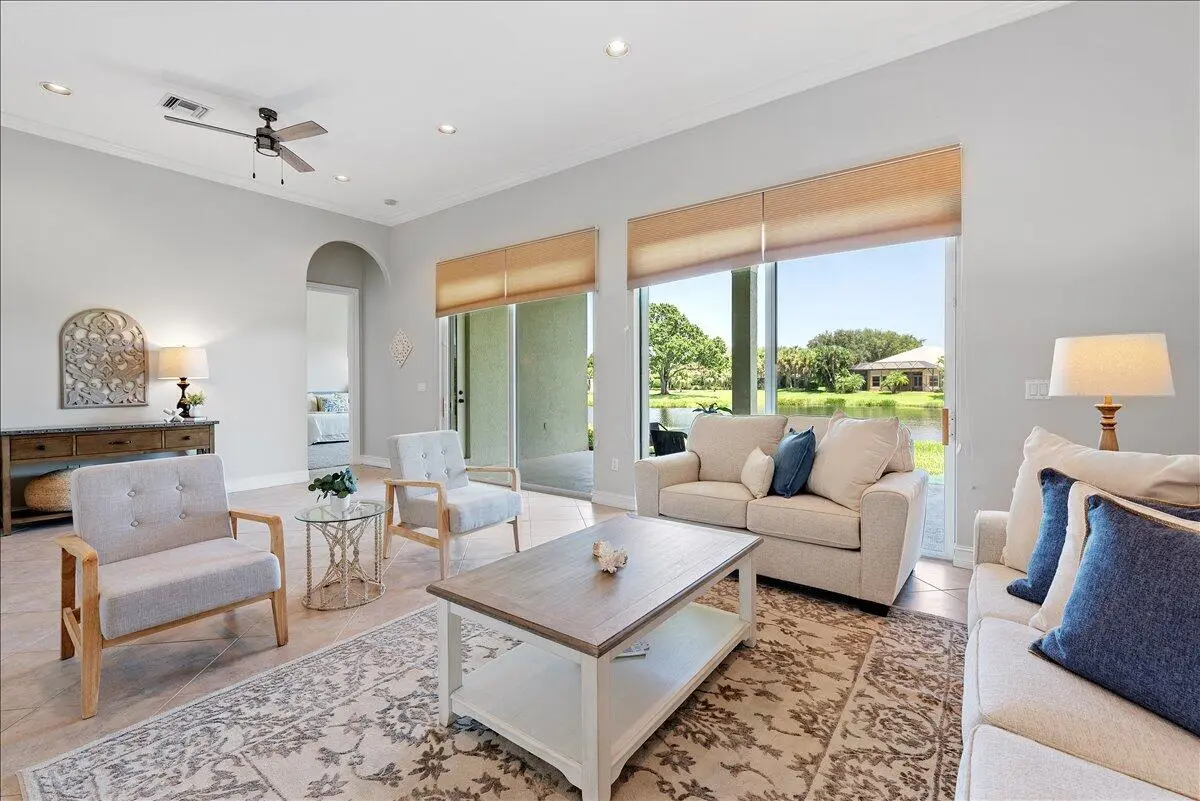 Living Room at 1254 River Reach Drive, Vero Beach