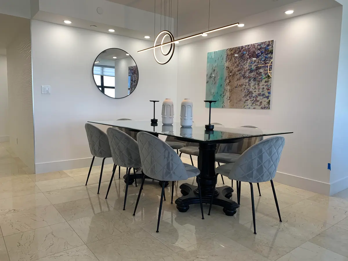 Dining Area at 3115 S Ocean Boulevard 1002, Highland Beach