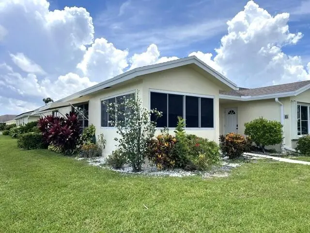 View of corner villa at 5397 Lakefront Boulevard A, Delray Beach