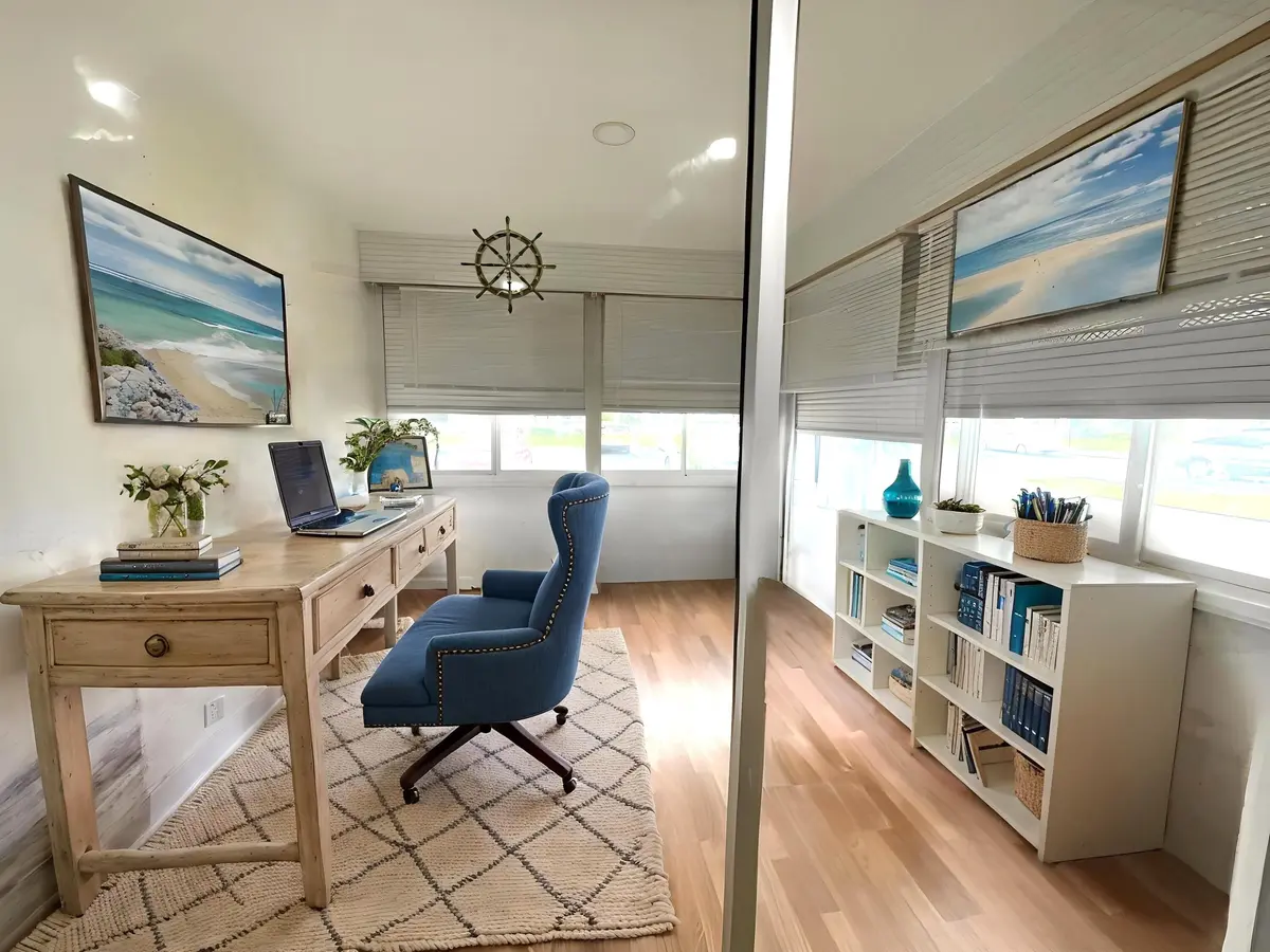 Enclosed-Florida-room - Home Office - Co at 5397 Lakefront Boulevard A, Delray Beach