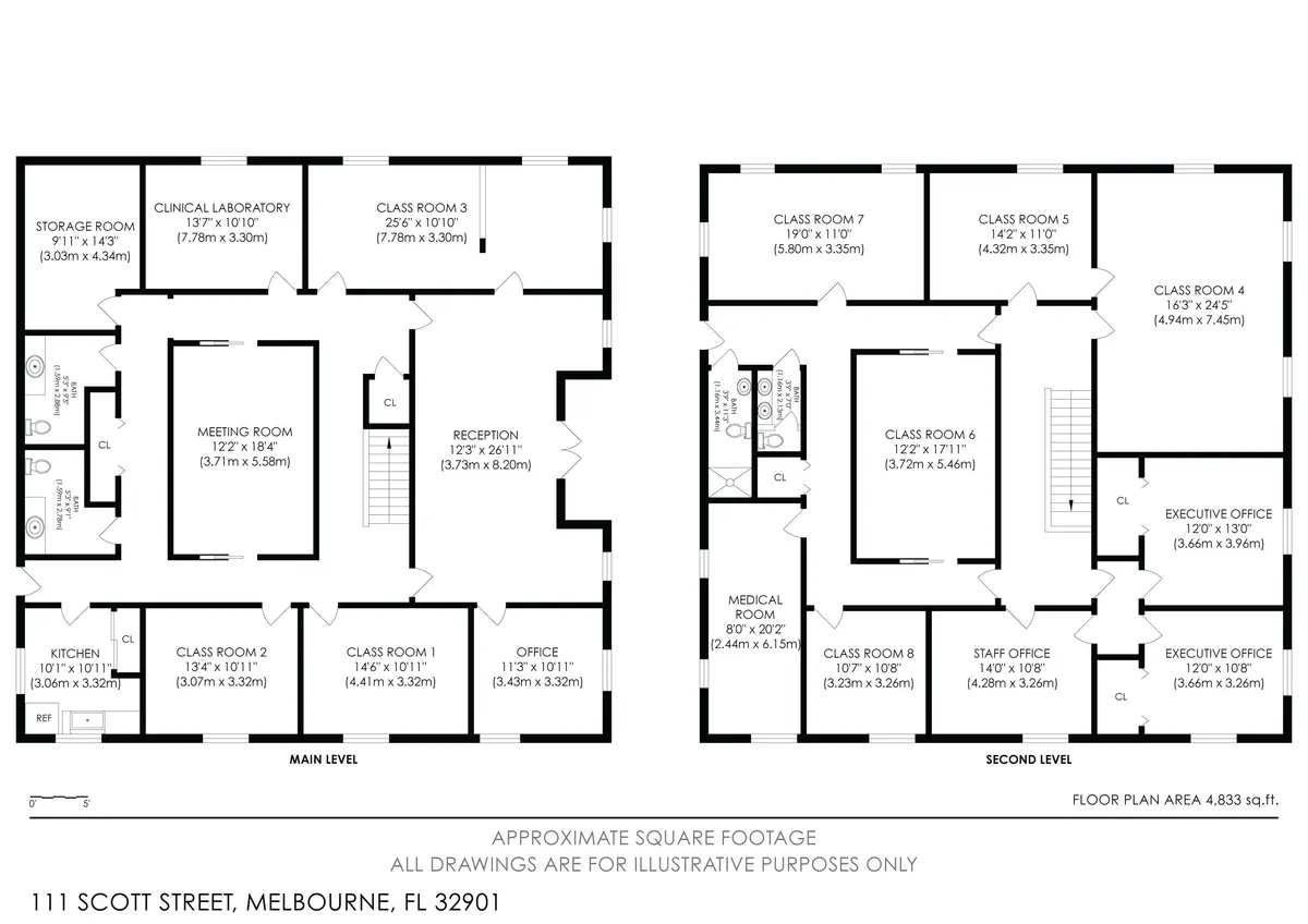 Floor plan at 111 Scott Street, Melbourne