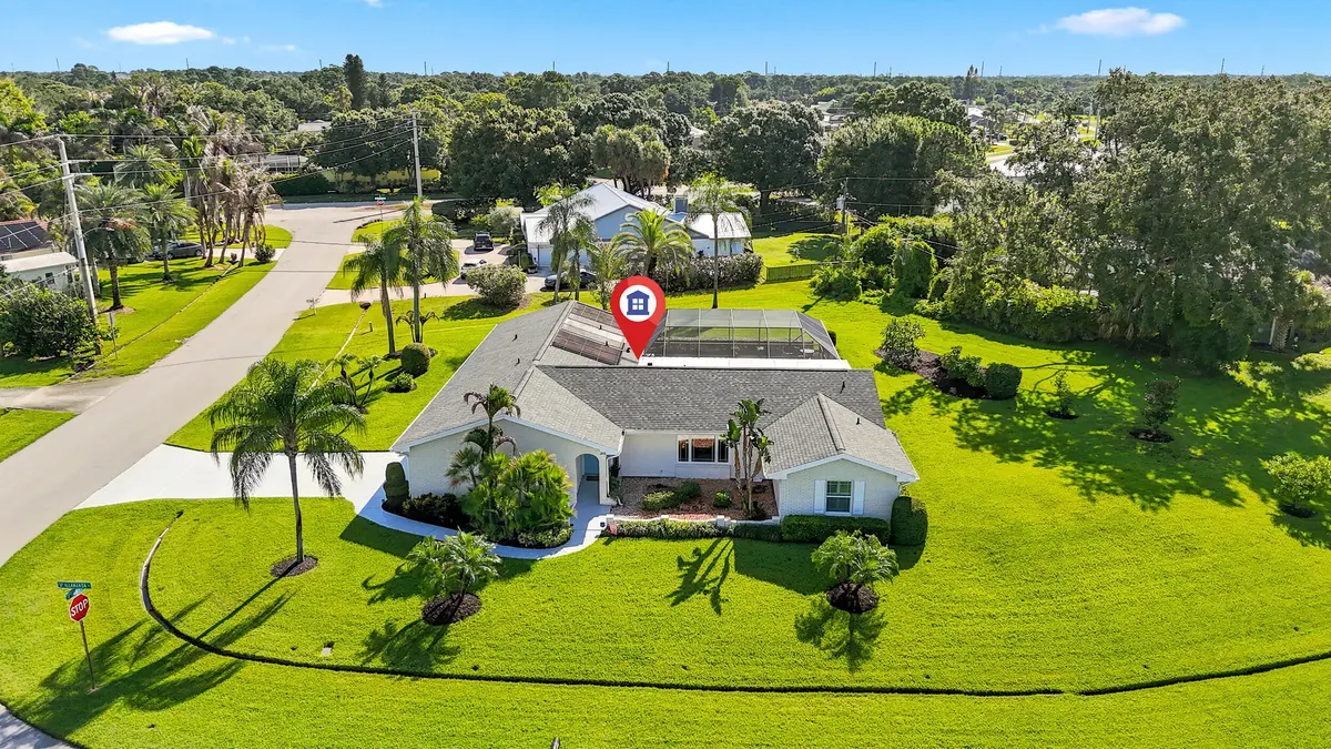 Aerial at 2001 SE Allamanda Drive, Port St. Lucie