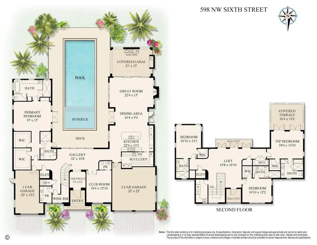 598 NW 6TH STREET color at 598 NW 6th Street, Boca Raton