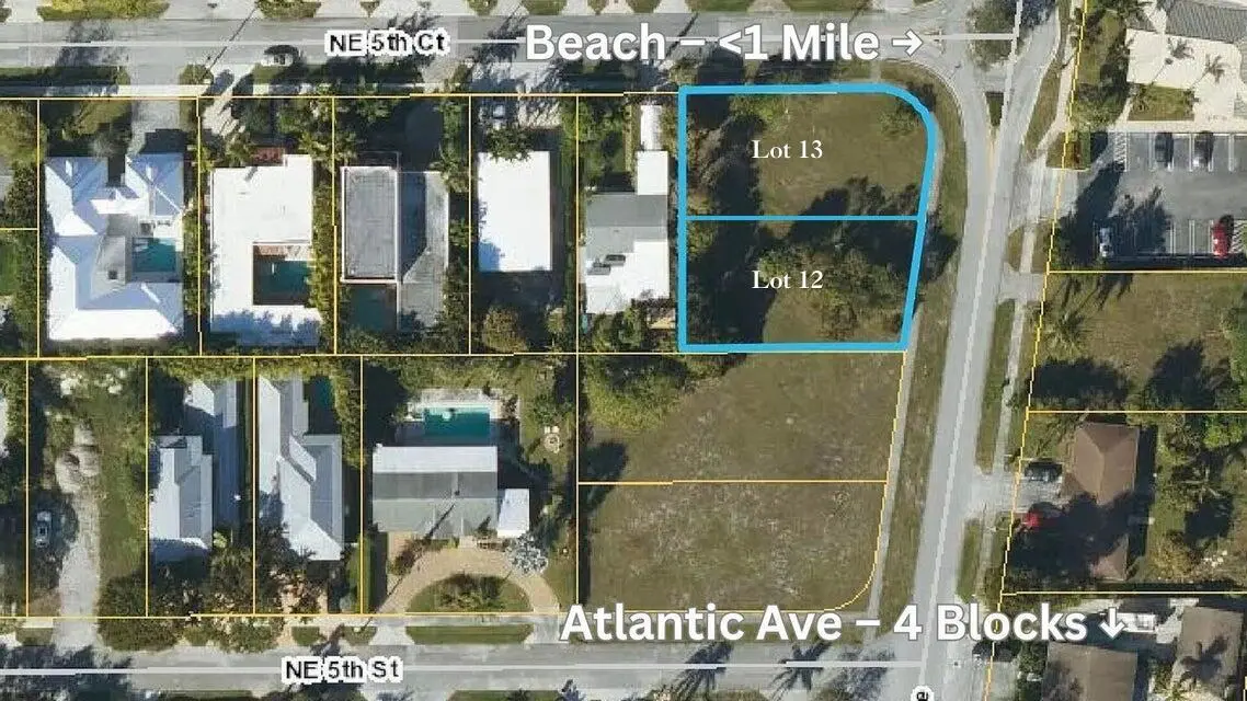 Lot 12 and 13 at 514 (lot 12) NE 3rd Avenue, Delray Beach