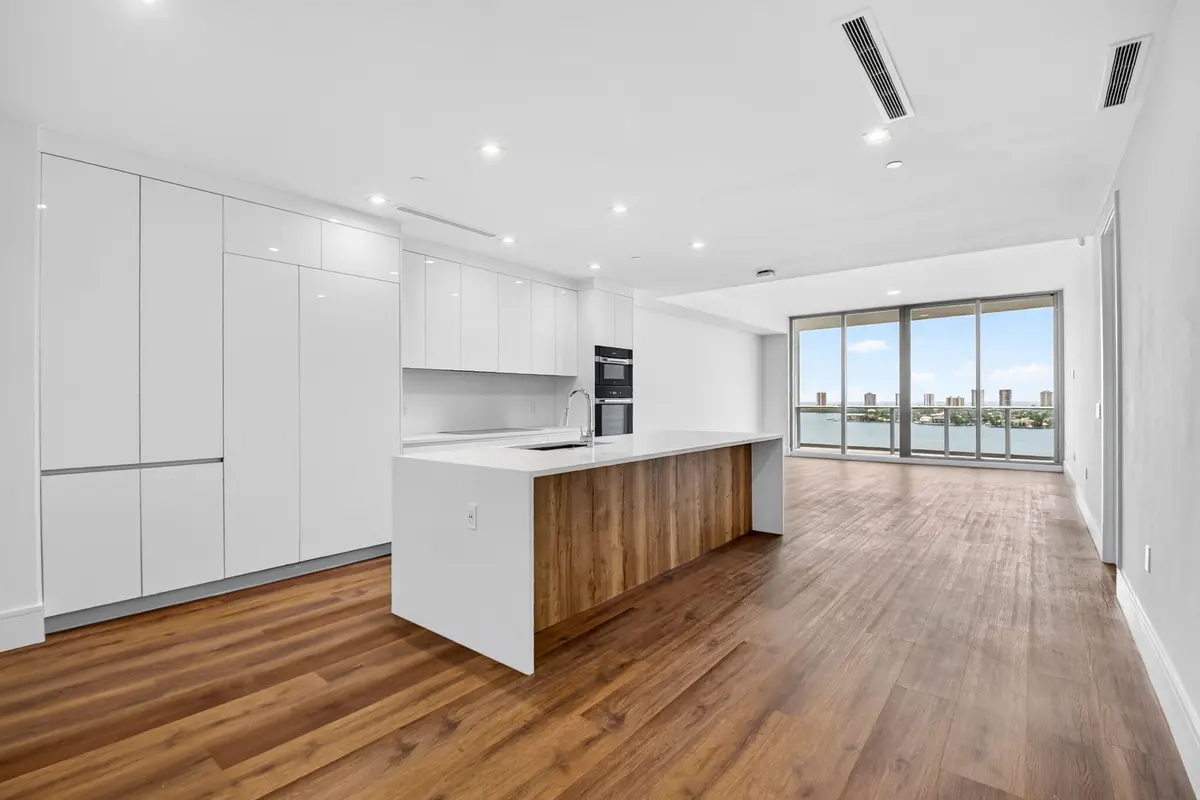 Kitchen and Living Area at 220 Lake Shore Drive 1506, Lake Park