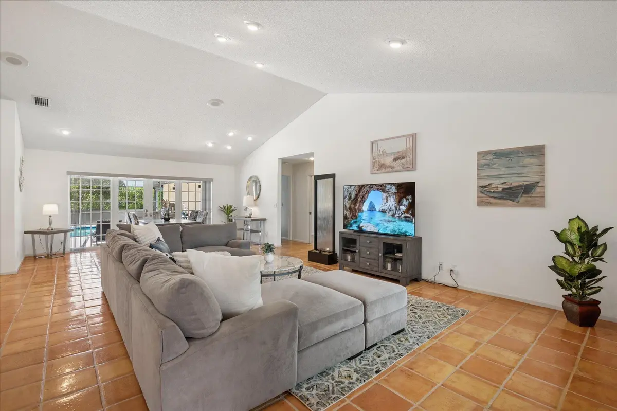 Living Room at 10080 Canoe Brook Circle, Boca Raton