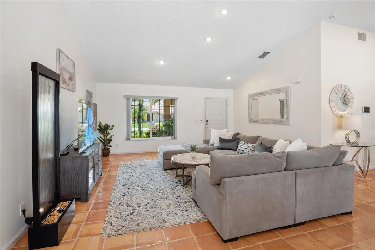 Living Room at 10080 Canoe Brook Circle, Boca Raton