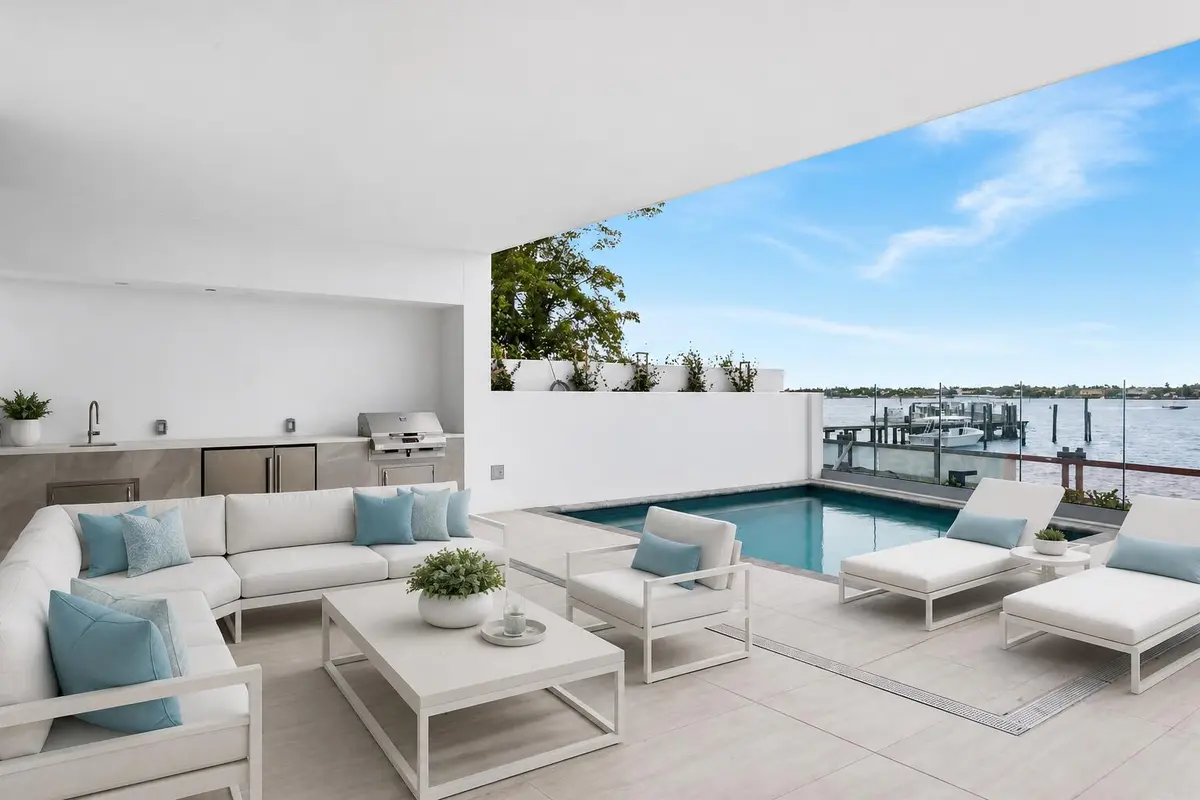 Private Pool/Patio at 4714 N Flagler Drive 102, West Palm Beach