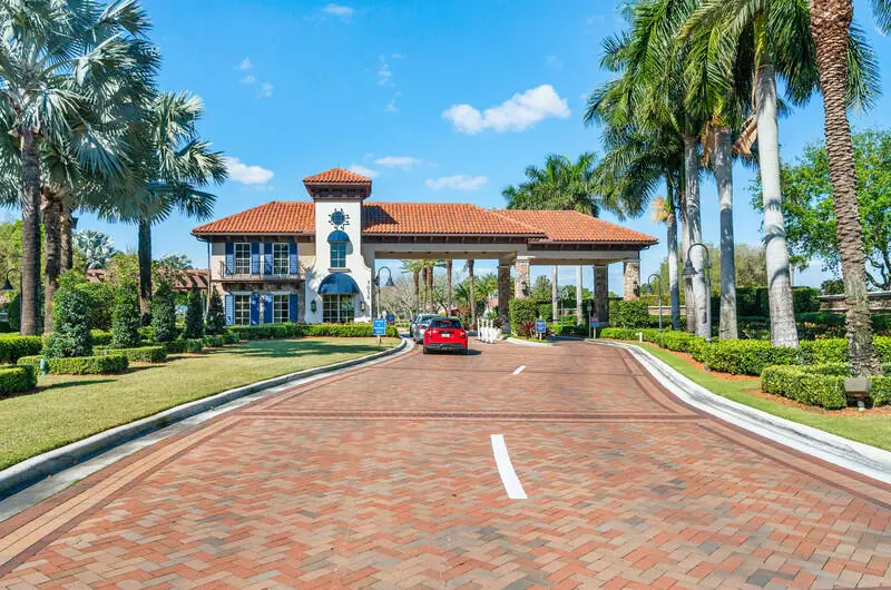 Community Entrance at 7748 Travelers Tree Drive, Boca Raton