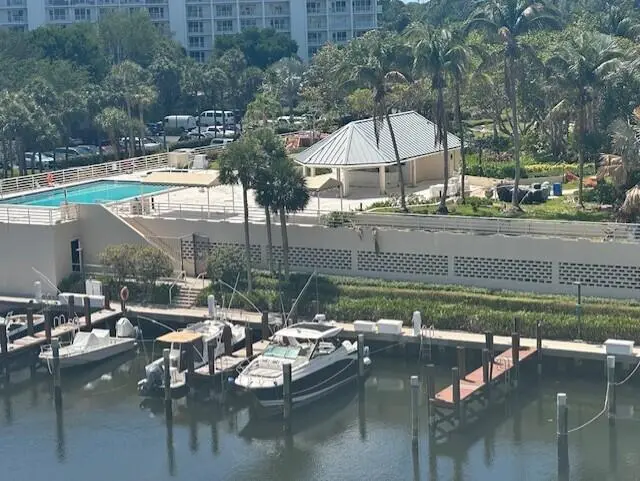 MARINA AND D BUILDING VIEW at 4201 N Ocean Boulevard C 1608, Boca Raton