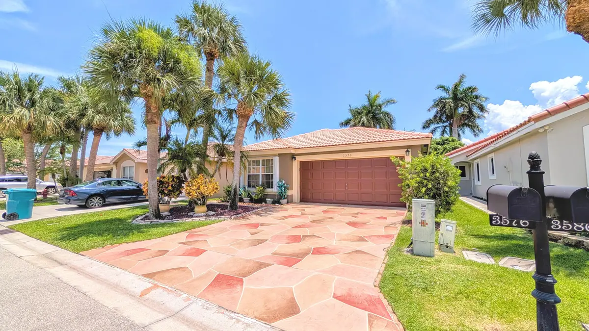 Exterior front at 3576 Stratton Lane, Boynton Beach