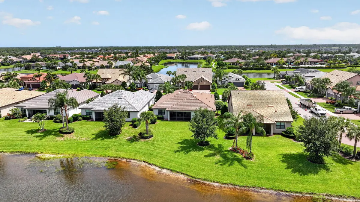 Drone View Back at 604 SE Monteiro Drive, Port St. Lucie
