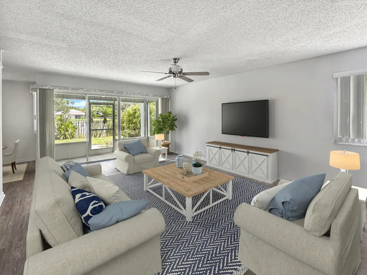 Living Room at 5717 Deer Run Drive 4a, Fort Pierce