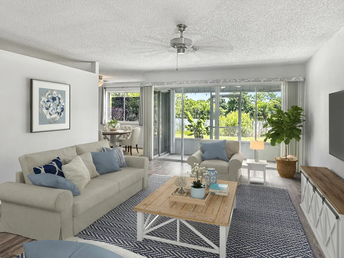 Living Room at 5717 Deer Run Drive 4a, Fort Pierce