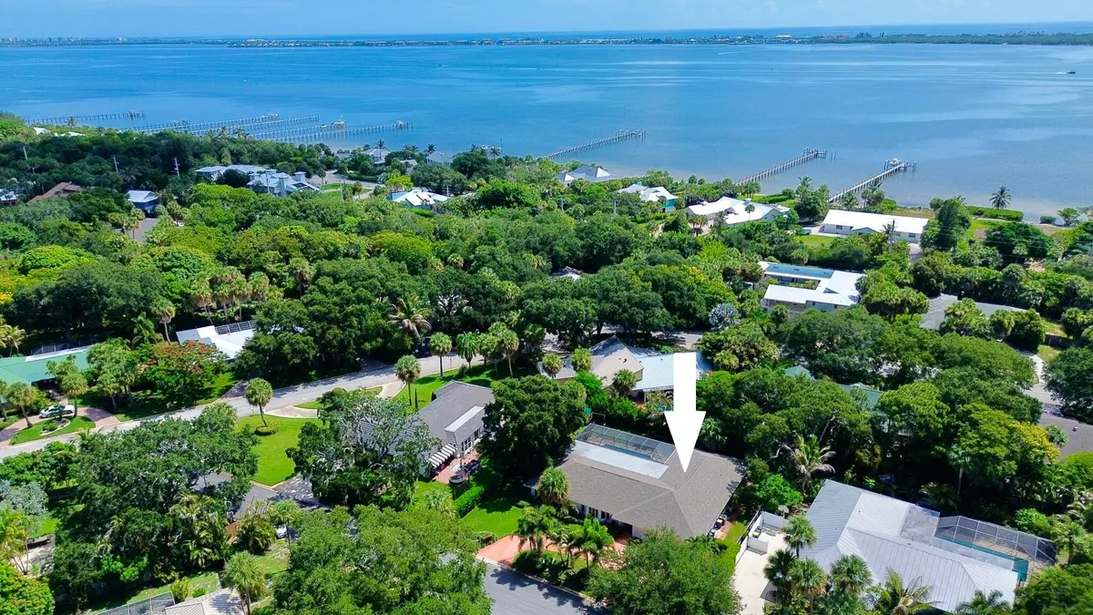 Aerial View at 22 Banyan Road, Sewalls Point
