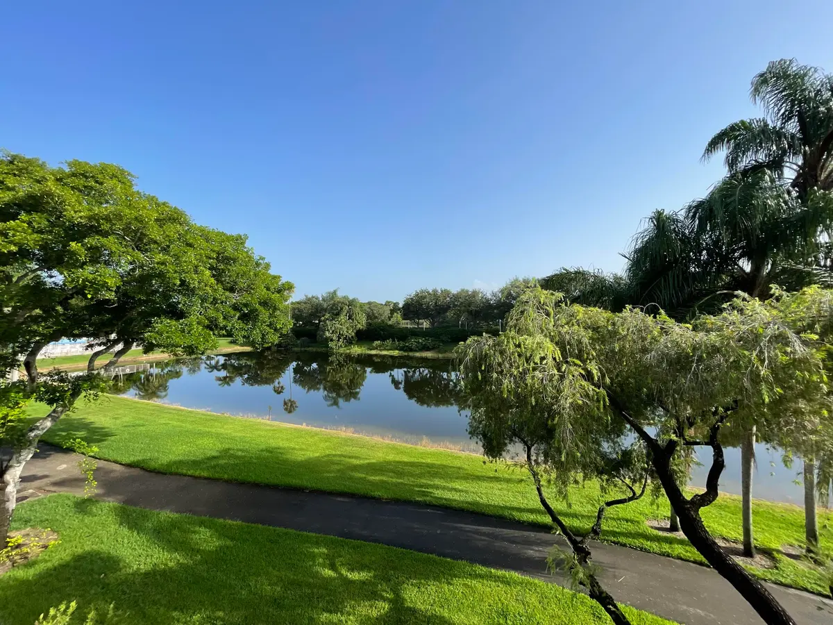 Open lake view at 7321 Amberly Lane 302, Delray Beach