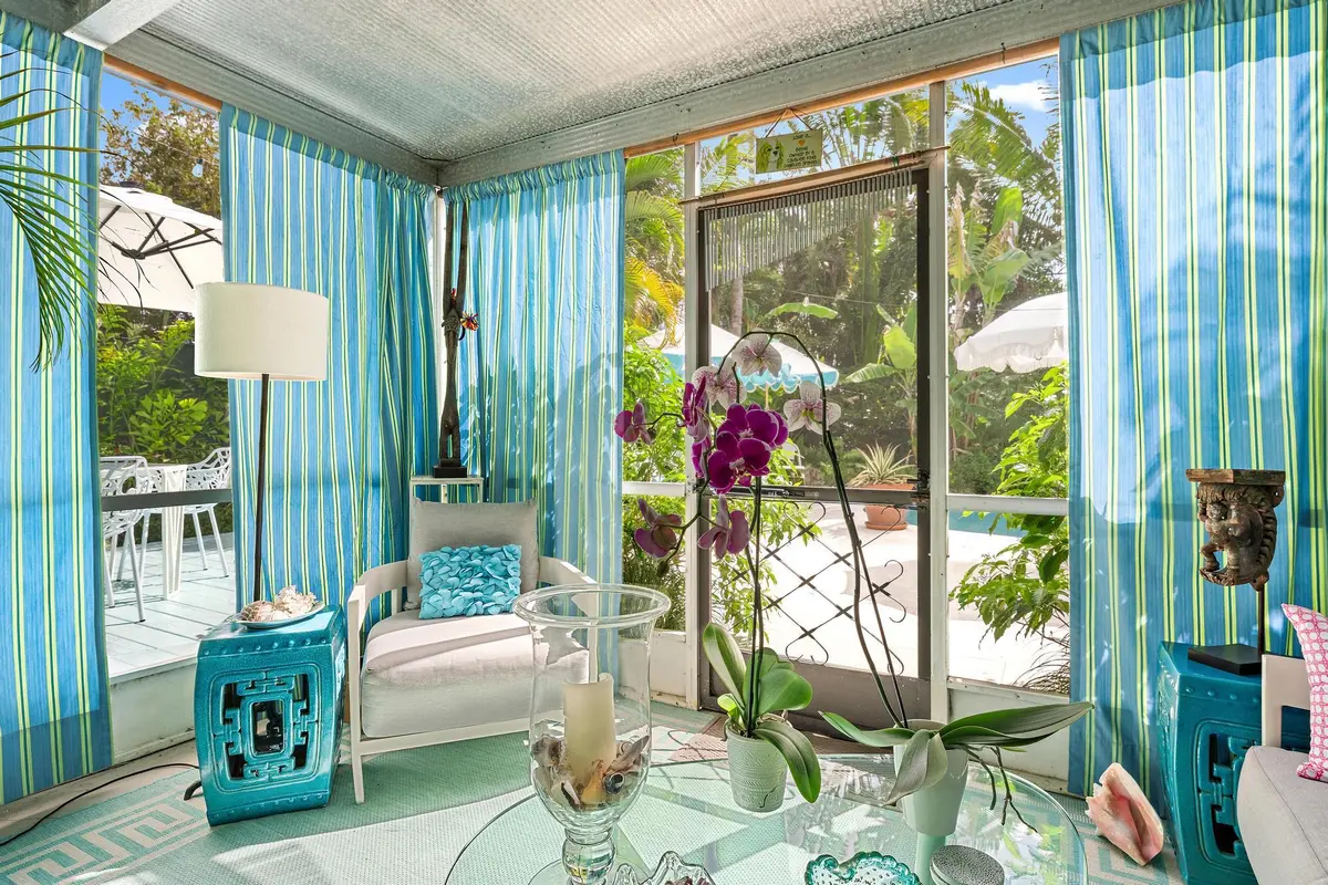 Covered and screened Porch at 7704 Martin Avenue, West Palm Beach