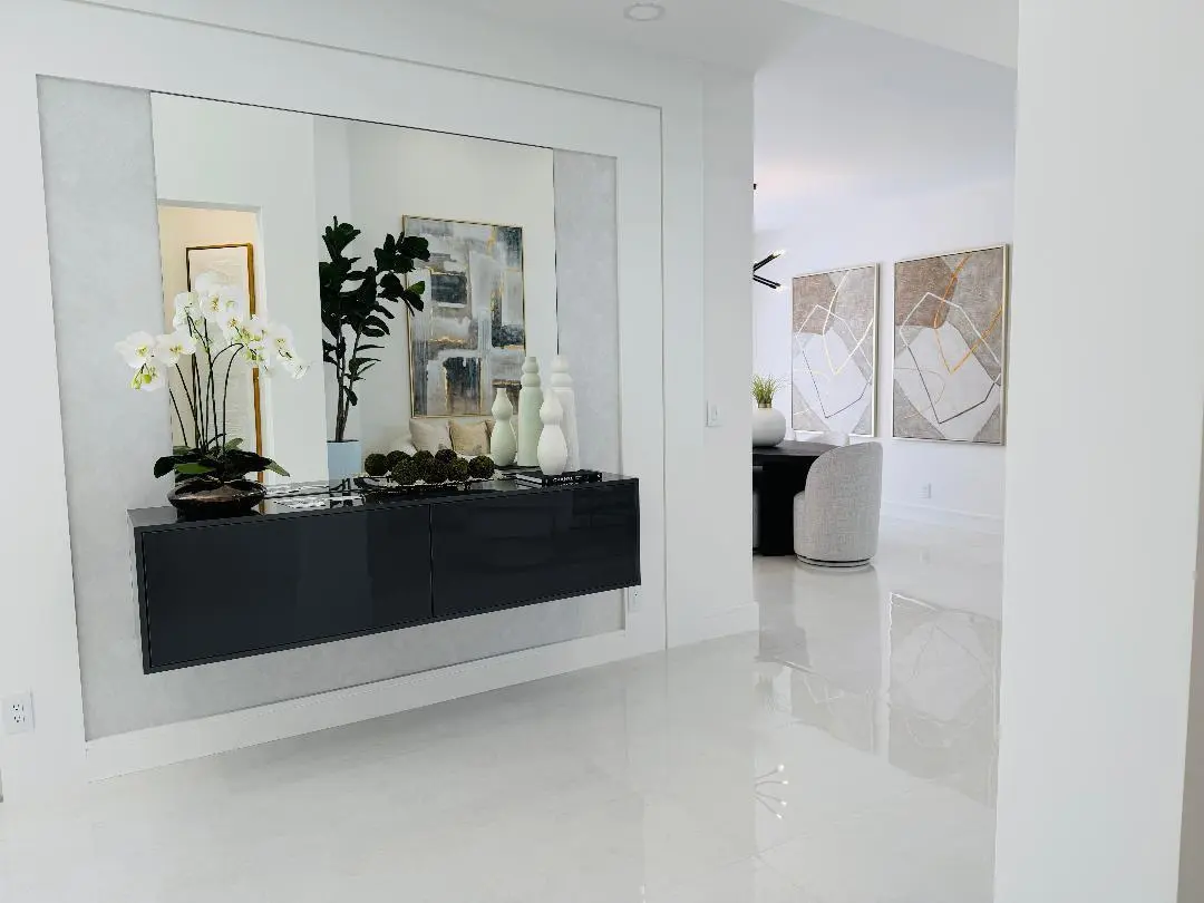 Credenza across from Living Room at 3368 NW 53rd Circle, Boca Raton