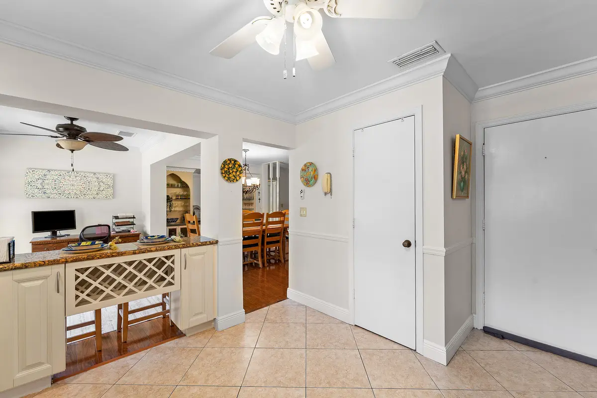 Kitchen to Florida Room at 4863 Hawkwood Road B, Boynton Beach