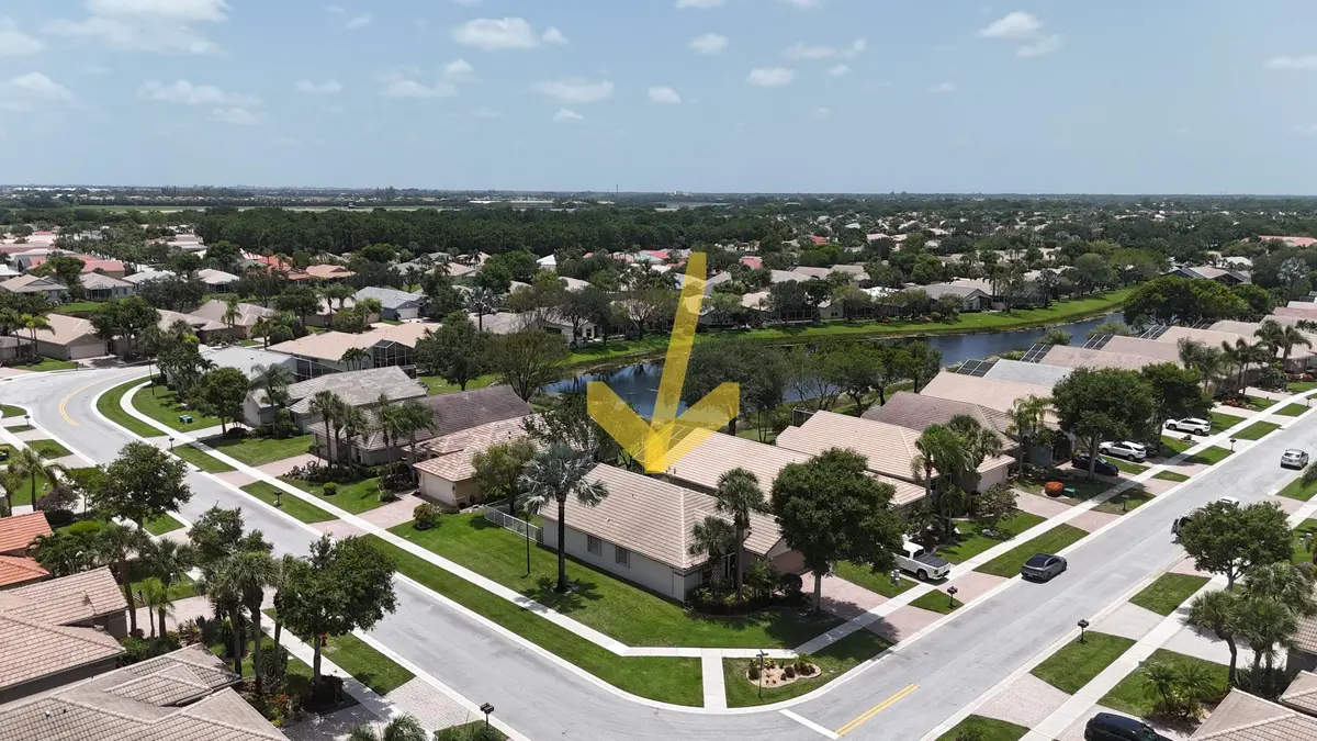 Aerial Vie at 8046 Florenza Drive, Boynton Beach