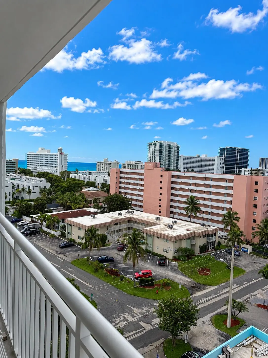 Ocean view 1002 Deck at 1505 N Riverside Drive 1002, Pompano Beach